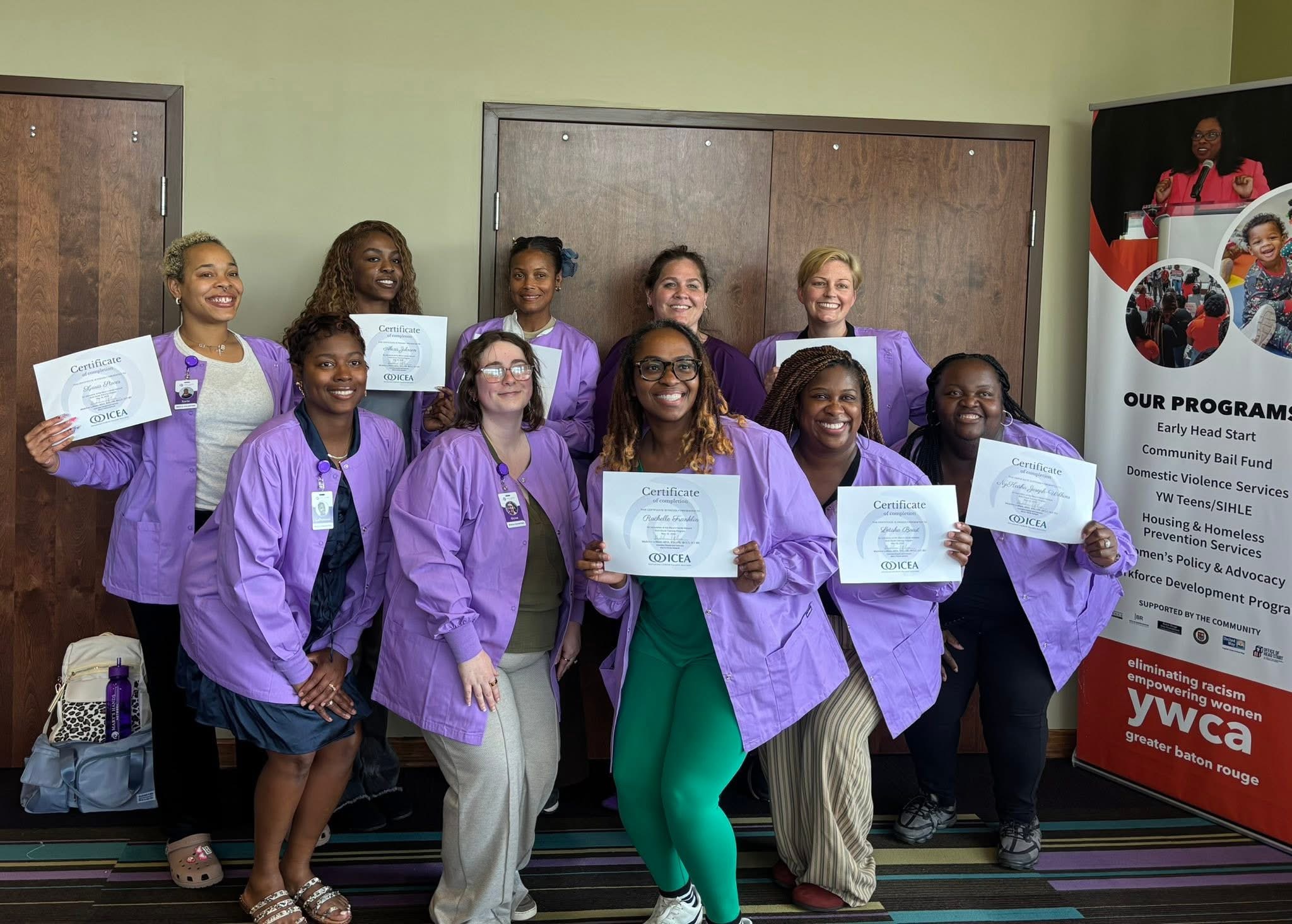 MHN's most recent cohort celebrating ICEA certification, May 2026